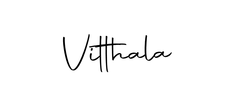 Design your own signature with our free online signature maker. With this signature software, you can create a handwritten (Autography-DOLnW) signature for name Vitthala. Vitthala signature style 10 images and pictures png