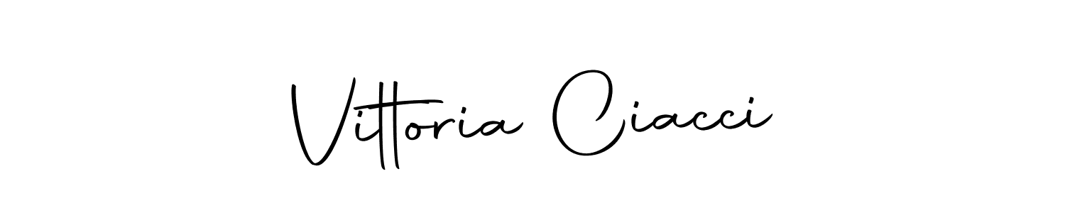 Also we have Vittoria Ciacci name is the best signature style. Create professional handwritten signature collection using Autography-DOLnW autograph style. Vittoria Ciacci signature style 10 images and pictures png