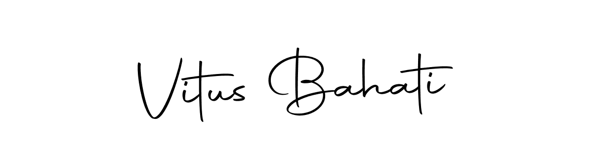 Here are the top 10 professional signature styles for the name Vitus Bahati. These are the best autograph styles you can use for your name. Vitus Bahati signature style 10 images and pictures png