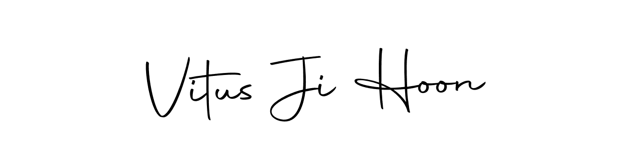 Also You can easily find your signature by using the search form. We will create Vitus Ji Hoon name handwritten signature images for you free of cost using Autography-DOLnW sign style. Vitus Ji Hoon signature style 10 images and pictures png