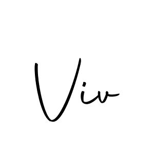 How to make Viv name signature. Use Autography-DOLnW style for creating short signs online. This is the latest handwritten sign. Viv signature style 10 images and pictures png
