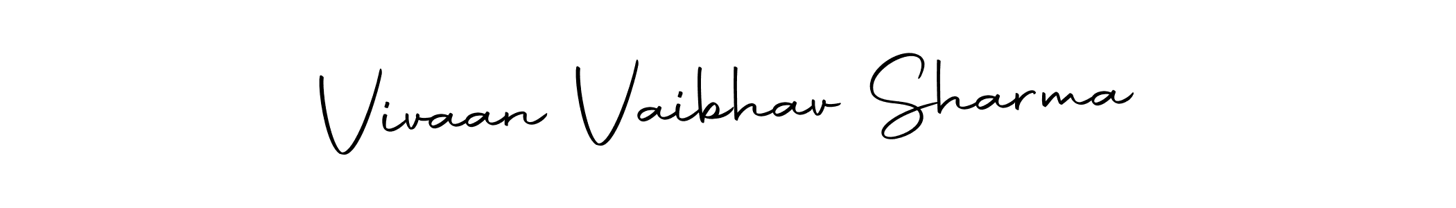 Make a beautiful signature design for name Vivaan Vaibhav Sharma. Use this online signature maker to create a handwritten signature for free. Vivaan Vaibhav Sharma signature style 10 images and pictures png