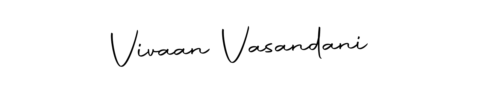 Make a beautiful signature design for name Vivaan Vasandani. Use this online signature maker to create a handwritten signature for free. Vivaan Vasandani signature style 10 images and pictures png