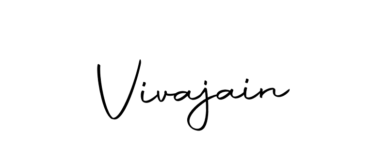 Create a beautiful signature design for name Vivajain. With this signature (Autography-DOLnW) fonts, you can make a handwritten signature for free. Vivajain signature style 10 images and pictures png