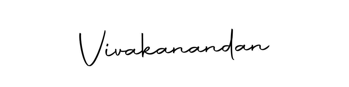 Make a beautiful signature design for name Vivakanandan. With this signature (Autography-DOLnW) style, you can create a handwritten signature for free. Vivakanandan signature style 10 images and pictures png