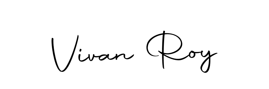 Design your own signature with our free online signature maker. With this signature software, you can create a handwritten (Autography-DOLnW) signature for name Vivan Roy. Vivan Roy signature style 10 images and pictures png