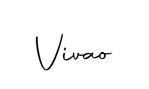 You can use this online signature creator to create a handwritten signature for the name Vivao. This is the best online autograph maker. Vivao signature style 10 images and pictures png