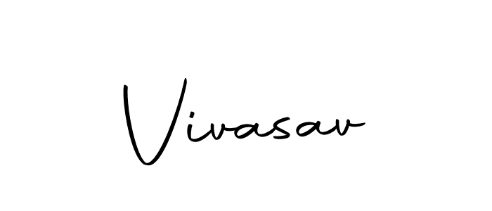 You should practise on your own different ways (Autography-DOLnW) to write your name (Vivasav) in signature. don't let someone else do it for you. Vivasav signature style 10 images and pictures png