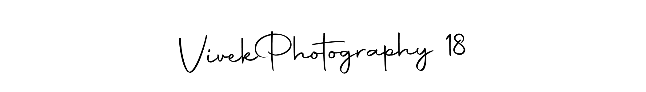 Make a beautiful signature design for name Vivek  Photography 18. With this signature (Autography-DOLnW) style, you can create a handwritten signature for free. Vivek  Photography 18 signature style 10 images and pictures png