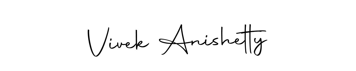 Also we have Vivek Anishetty name is the best signature style. Create professional handwritten signature collection using Autography-DOLnW autograph style. Vivek Anishetty signature style 10 images and pictures png