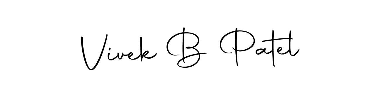 It looks lik you need a new signature style for name Vivek B Patel. Design unique handwritten (Autography-DOLnW) signature with our free signature maker in just a few clicks. Vivek B Patel signature style 10 images and pictures png
