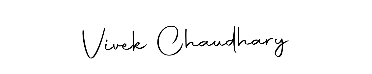 You can use this online signature creator to create a handwritten signature for the name Vivek Chaudhary. This is the best online autograph maker. Vivek Chaudhary signature style 10 images and pictures png