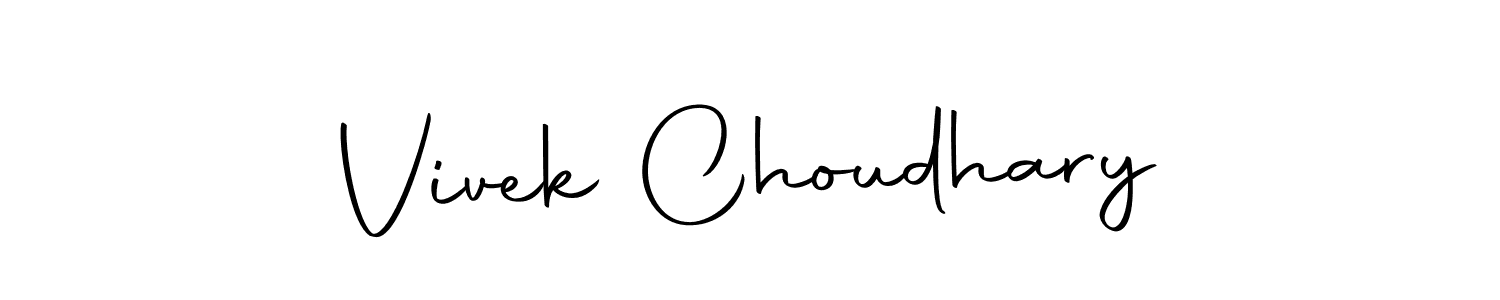 Make a short Vivek Choudhary signature style. Manage your documents anywhere anytime using Autography-DOLnW. Create and add eSignatures, submit forms, share and send files easily. Vivek Choudhary signature style 10 images and pictures png