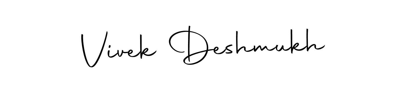 The best way (Autography-DOLnW) to make a short signature is to pick only two or three words in your name. The name Vivek Deshmukh include a total of six letters. For converting this name. Vivek Deshmukh signature style 10 images and pictures png