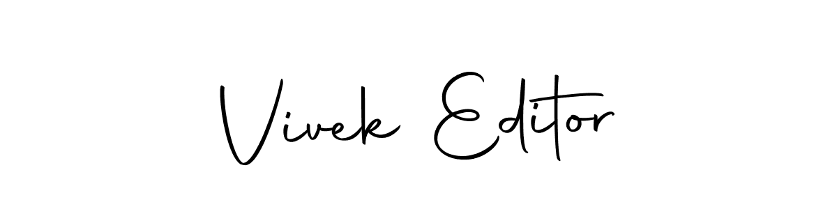 Vivek Editor stylish signature style. Best Handwritten Sign (Autography-DOLnW) for my name. Handwritten Signature Collection Ideas for my name Vivek Editor. Vivek Editor signature style 10 images and pictures png