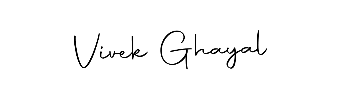 Similarly Autography-DOLnW is the best handwritten signature design. Signature creator online .You can use it as an online autograph creator for name Vivek Ghayal. Vivek Ghayal signature style 10 images and pictures png