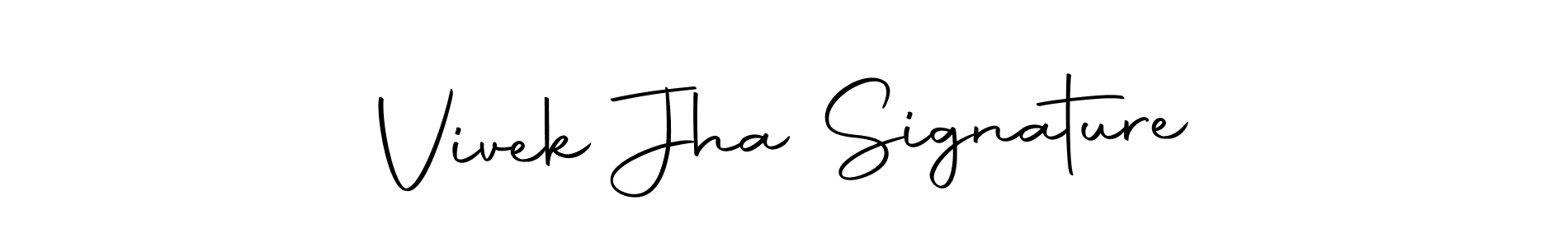 Autography-DOLnW is a professional signature style that is perfect for those who want to add a touch of class to their signature. It is also a great choice for those who want to make their signature more unique. Get Vivek Jha Signature name to fancy signature for free. Vivek Jha Signature signature style 10 images and pictures png