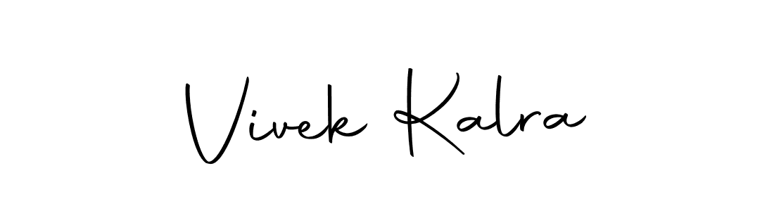 Design your own signature with our free online signature maker. With this signature software, you can create a handwritten (Autography-DOLnW) signature for name Vivek Kalra. Vivek Kalra signature style 10 images and pictures png