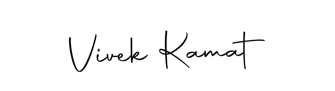 The best way (Autography-DOLnW) to make a short signature is to pick only two or three words in your name. The name Vivek Kamat include a total of six letters. For converting this name. Vivek Kamat signature style 10 images and pictures png