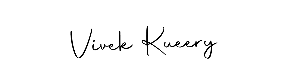 Make a beautiful signature design for name Vivek Kueery. Use this online signature maker to create a handwritten signature for free. Vivek Kueery signature style 10 images and pictures png