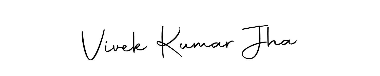 How to make Vivek Kumar Jha signature? Autography-DOLnW is a professional autograph style. Create handwritten signature for Vivek Kumar Jha name. Vivek Kumar Jha signature style 10 images and pictures png