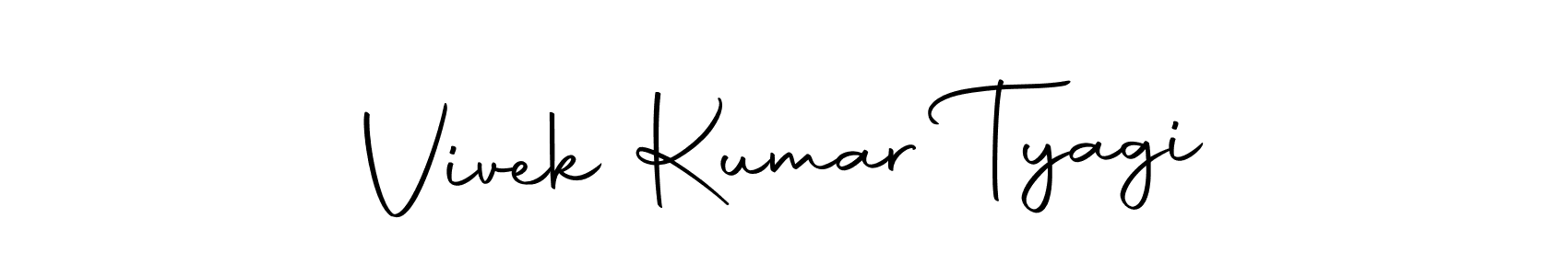 You should practise on your own different ways (Autography-DOLnW) to write your name (Vivek Kumar Tyagi) in signature. don't let someone else do it for you. Vivek Kumar Tyagi signature style 10 images and pictures png