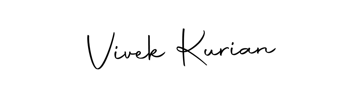 How to make Vivek Kurian signature? Autography-DOLnW is a professional autograph style. Create handwritten signature for Vivek Kurian name. Vivek Kurian signature style 10 images and pictures png