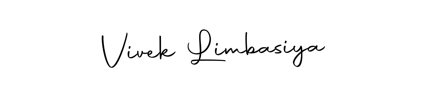 Here are the top 10 professional signature styles for the name Vivek Limbasiya. These are the best autograph styles you can use for your name. Vivek Limbasiya signature style 10 images and pictures png