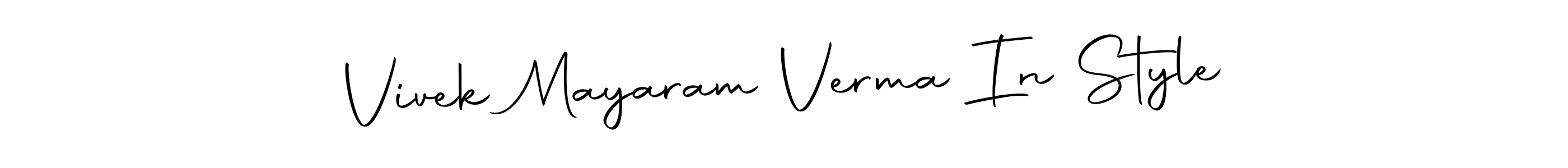 It looks lik you need a new signature style for name Vivek Mayaram Verma In Style. Design unique handwritten (Autography-DOLnW) signature with our free signature maker in just a few clicks. Vivek Mayaram Verma In Style signature style 10 images and pictures png