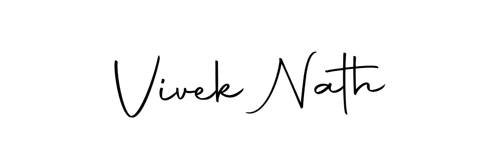 Similarly Autography-DOLnW is the best handwritten signature design. Signature creator online .You can use it as an online autograph creator for name Vivek Nath. Vivek Nath signature style 10 images and pictures png