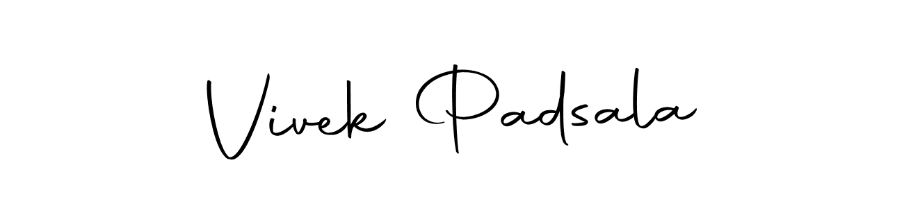 The best way (Autography-DOLnW) to make a short signature is to pick only two or three words in your name. The name Vivek Padsala include a total of six letters. For converting this name. Vivek Padsala signature style 10 images and pictures png