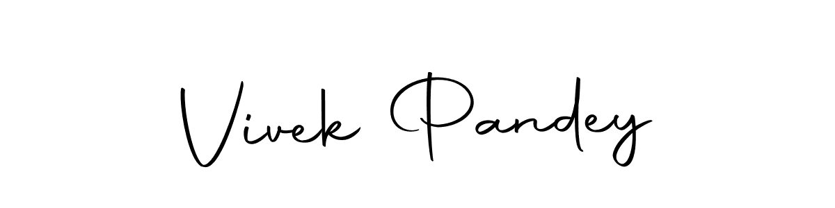 Make a short Vivek Pandey signature style. Manage your documents anywhere anytime using Autography-DOLnW. Create and add eSignatures, submit forms, share and send files easily. Vivek Pandey signature style 10 images and pictures png