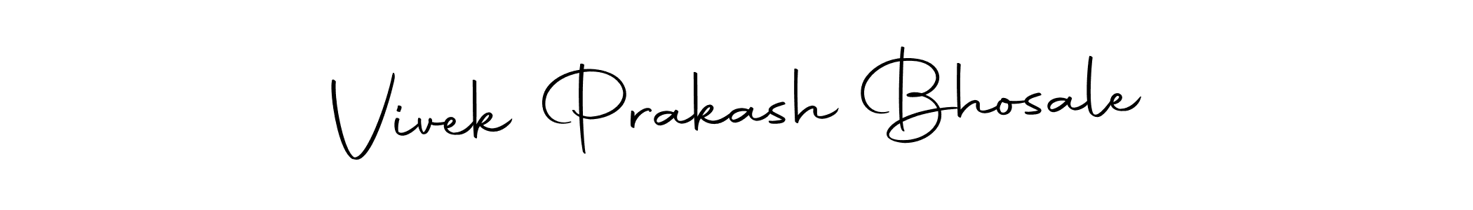 The best way (Autography-DOLnW) to make a short signature is to pick only two or three words in your name. The name Vivek Prakash Bhosale include a total of six letters. For converting this name. Vivek Prakash Bhosale signature style 10 images and pictures png