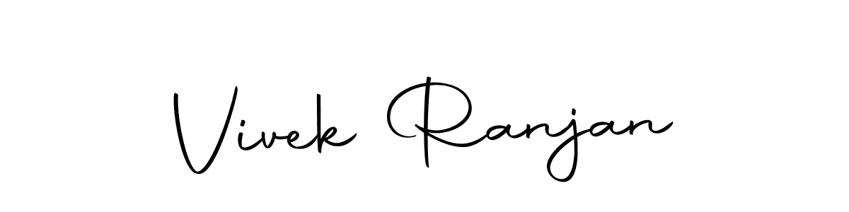 Create a beautiful signature design for name Vivek Ranjan. With this signature (Autography-DOLnW) fonts, you can make a handwritten signature for free. Vivek Ranjan signature style 10 images and pictures png