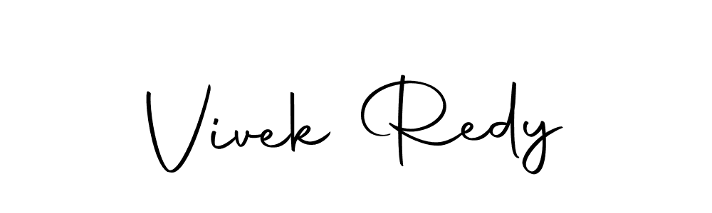 It looks lik you need a new signature style for name Vivek Redy. Design unique handwritten (Autography-DOLnW) signature with our free signature maker in just a few clicks. Vivek Redy signature style 10 images and pictures png