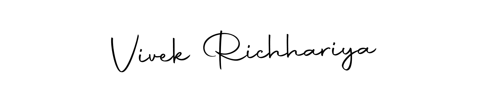 Also You can easily find your signature by using the search form. We will create Vivek Richhariya name handwritten signature images for you free of cost using Autography-DOLnW sign style. Vivek Richhariya signature style 10 images and pictures png