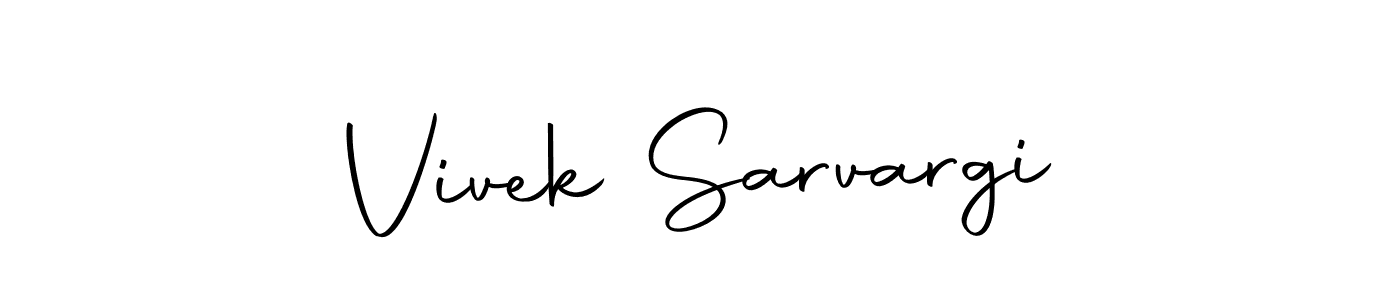 How to make Vivek Sarvargi signature? Autography-DOLnW is a professional autograph style. Create handwritten signature for Vivek Sarvargi name. Vivek Sarvargi signature style 10 images and pictures png
