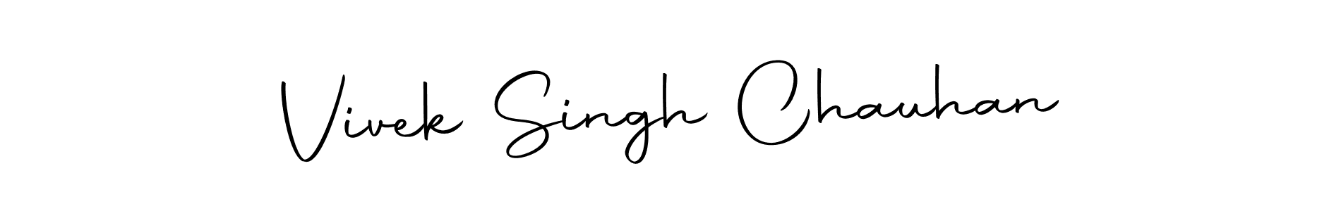 Also we have Vivek Singh Chauhan name is the best signature style. Create professional handwritten signature collection using Autography-DOLnW autograph style. Vivek Singh Chauhan signature style 10 images and pictures png