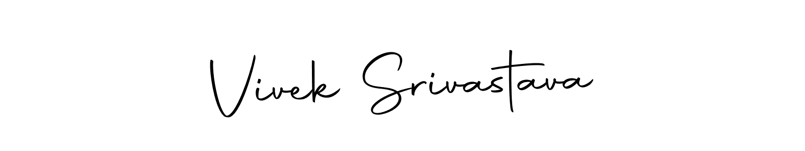 Make a beautiful signature design for name Vivek Srivastava. With this signature (Autography-DOLnW) style, you can create a handwritten signature for free. Vivek Srivastava signature style 10 images and pictures png