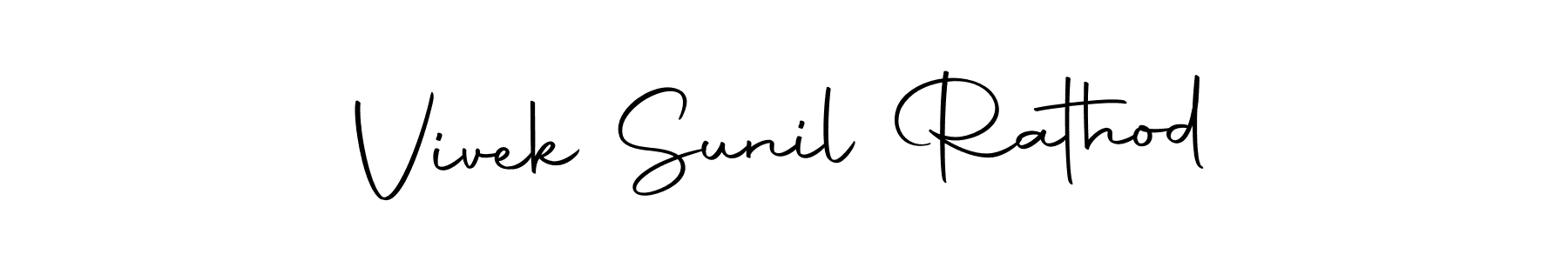 How to make Vivek Sunil Rathod signature? Autography-DOLnW is a professional autograph style. Create handwritten signature for Vivek Sunil Rathod name. Vivek Sunil Rathod signature style 10 images and pictures png