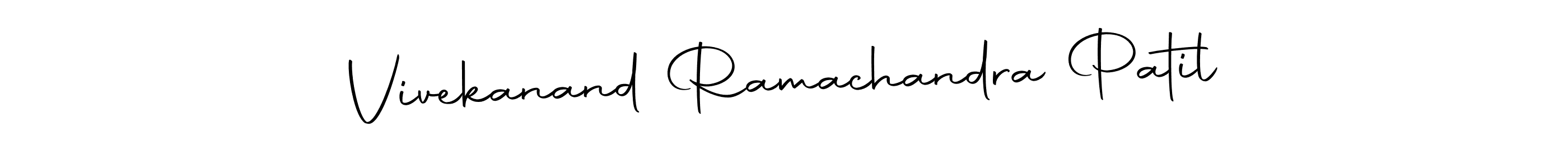 Make a beautiful signature design for name Vivekanand Ramachandra Patil. Use this online signature maker to create a handwritten signature for free. Vivekanand Ramachandra Patil signature style 10 images and pictures png