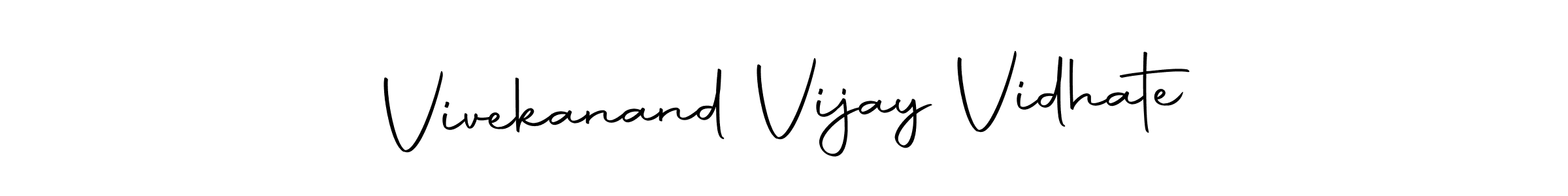 if you are searching for the best signature style for your name Vivekanand Vijay Vidhate. so please give up your signature search. here we have designed multiple signature styles  using Autography-DOLnW. Vivekanand Vijay Vidhate signature style 10 images and pictures png
