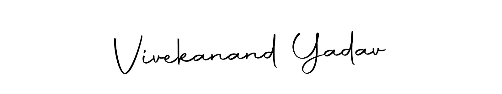 Similarly Autography-DOLnW is the best handwritten signature design. Signature creator online .You can use it as an online autograph creator for name Vivekanand Yadav. Vivekanand Yadav signature style 10 images and pictures png