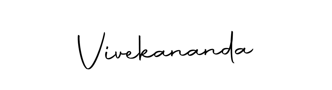 Create a beautiful signature design for name Vivekananda. With this signature (Autography-DOLnW) fonts, you can make a handwritten signature for free. Vivekananda signature style 10 images and pictures png