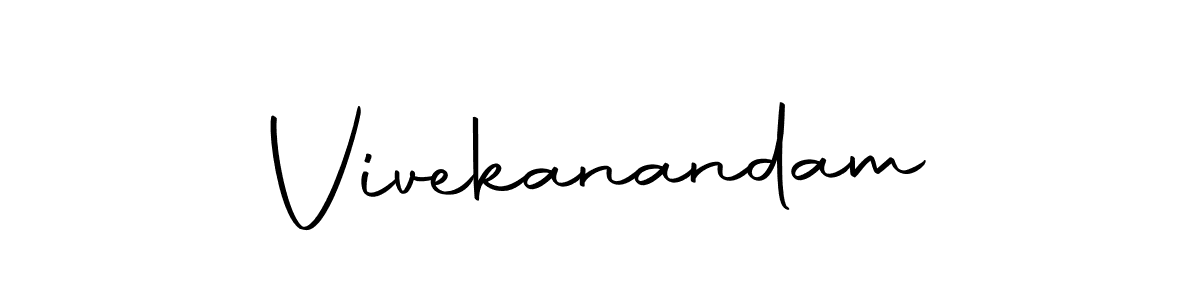 How to make Vivekanandam name signature. Use Autography-DOLnW style for creating short signs online. This is the latest handwritten sign. Vivekanandam signature style 10 images and pictures png