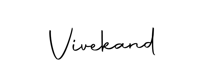 Design your own signature with our free online signature maker. With this signature software, you can create a handwritten (Autography-DOLnW) signature for name Vivekand. Vivekand signature style 10 images and pictures png