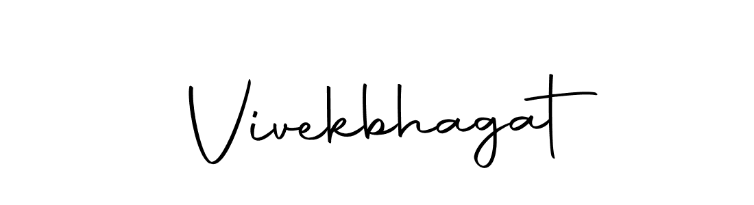 How to make Vivekbhagat name signature. Use Autography-DOLnW style for creating short signs online. This is the latest handwritten sign. Vivekbhagat signature style 10 images and pictures png