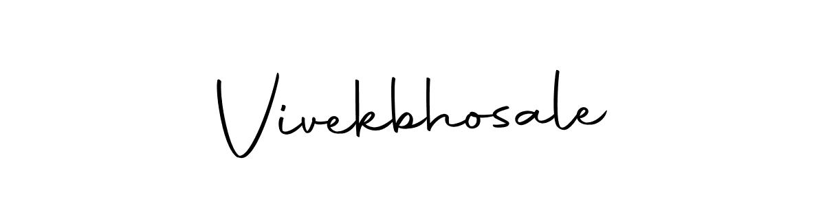 Make a short Vivekbhosale signature style. Manage your documents anywhere anytime using Autography-DOLnW. Create and add eSignatures, submit forms, share and send files easily. Vivekbhosale signature style 10 images and pictures png