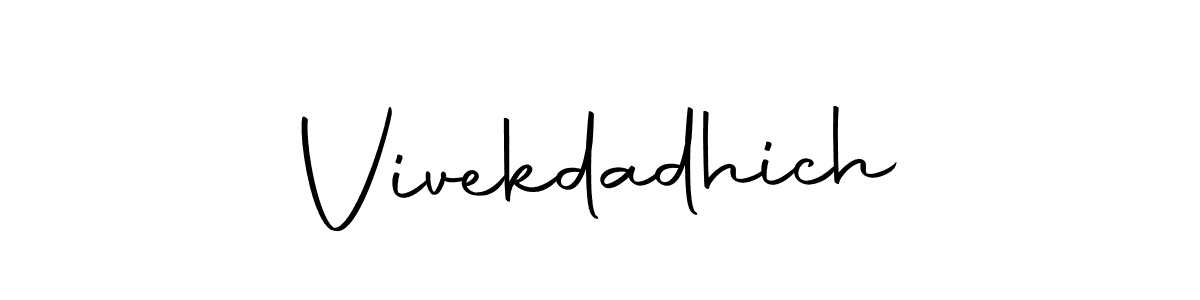 if you are searching for the best signature style for your name Vivekdadhich. so please give up your signature search. here we have designed multiple signature styles  using Autography-DOLnW. Vivekdadhich signature style 10 images and pictures png