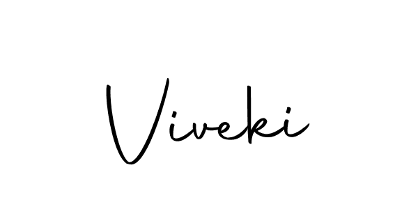 Here are the top 10 professional signature styles for the name Viveki. These are the best autograph styles you can use for your name. Viveki signature style 10 images and pictures png